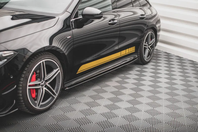 Накладки на пороги — Mercedes-Benz AMG CLA 35 / 45 C118 (2019–2023)