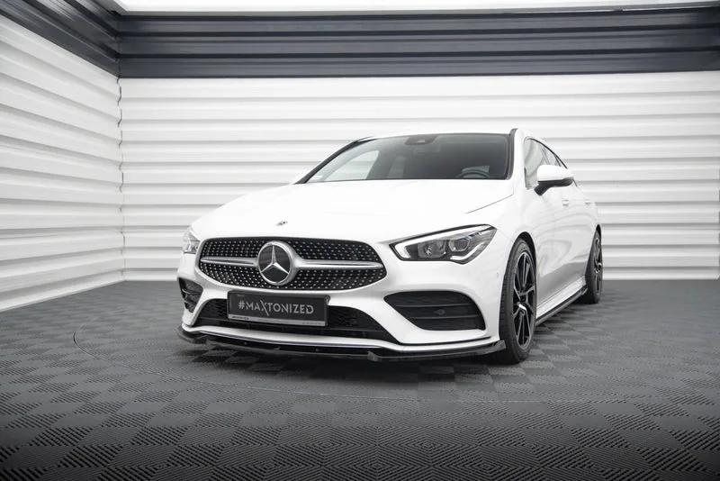 Front splitter V.2 — Mercedes-Benz CLA A35 AMG / AMG-Line C118 (2019–2023)