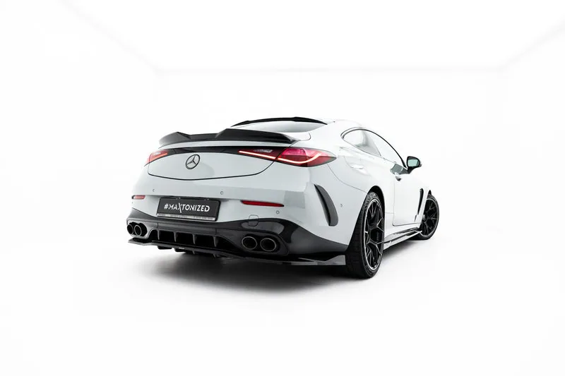 Задний сплиттер с вертикальными рёбрами — Mercedes-Benz AMG CLE 53 Aero C236 (2023–)