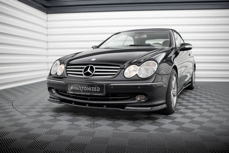 Передний сплиттер V.1 — Mercedes-Benz CLK W 209 FOR Standard Version (2002–2009)