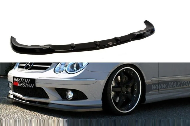 Esisplitter — Mercedes-Benz CLK W209 FOR AMG (2002–2009)