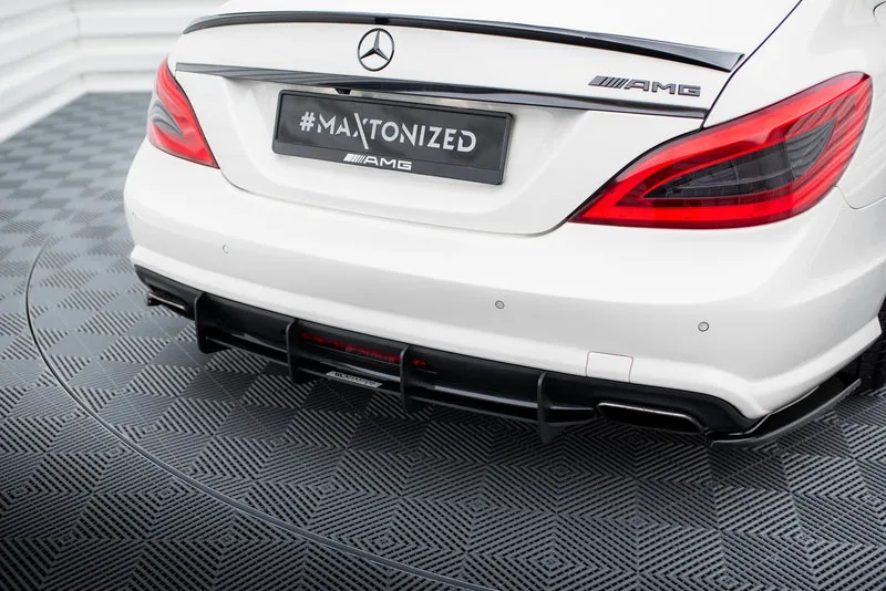 Задний диффузор — Mercedes-Benz CLS C218 AMG LINE (2011–2014)
