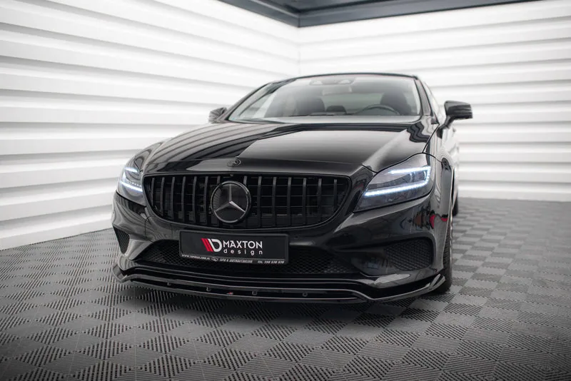 Передний сплиттер — Mercedes-Benz CLS C218 Facelift (2014–2018)