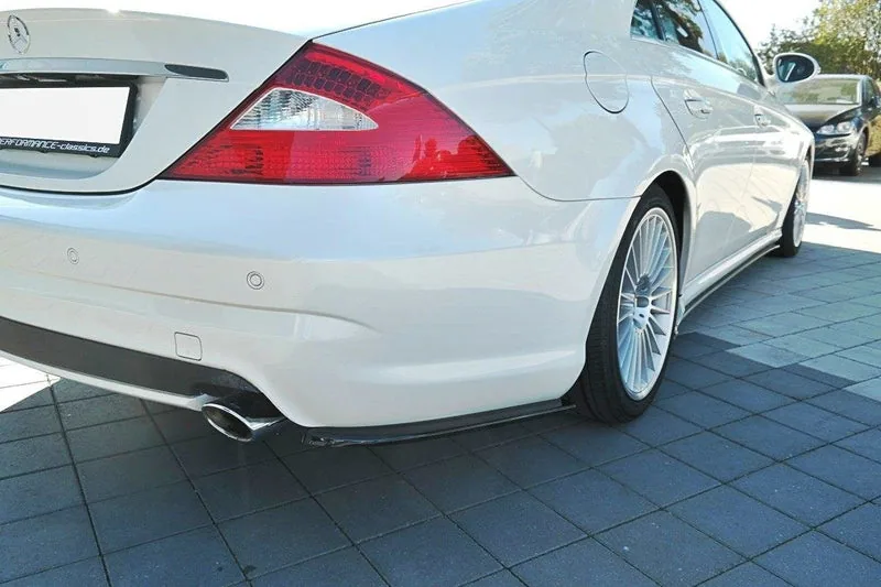 Rear side splitters — Mercedes-Benz CLS C219 55AMG (2004–2006)