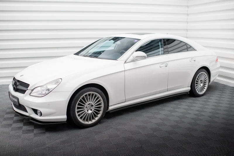 Side skirts — Mercedes-Benz CLS C219 55AMG (2004–2006)