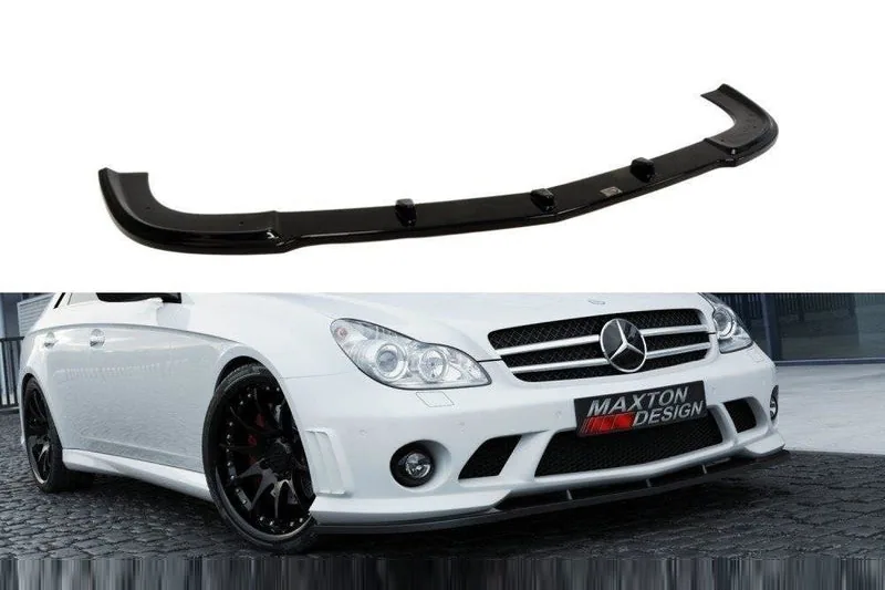 Esisplitter — Mercedes-Benz CLS C219 - W204 AMG LOOK (2004–2010)