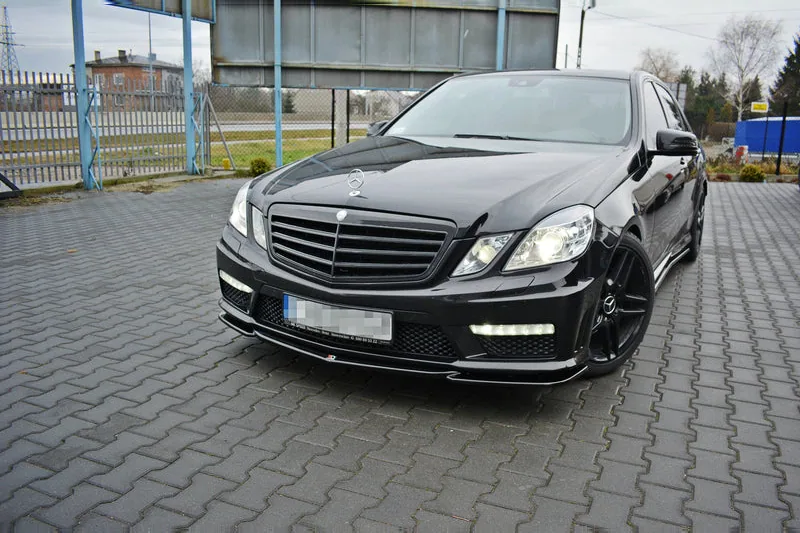 Передний сплиттер V.1 — Mercedes-Benz E63 AMG W212 (2009–2012)