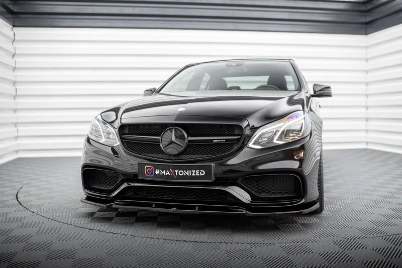 Передний сплиттер — Mercedes-Benz E63 AMG Sedan W212 Facelift (2012–2016)