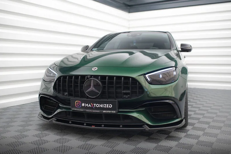 Передний сплиттер V.2 — Mercedes-Benz AMG E63 W213 Facelift (2021–2023)
