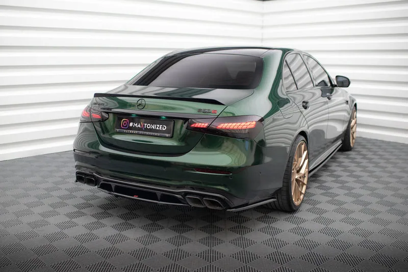 Rear splitter with vertical bars — Mercedes-Benz AMG E63 W213 Facelift (2021–2023)