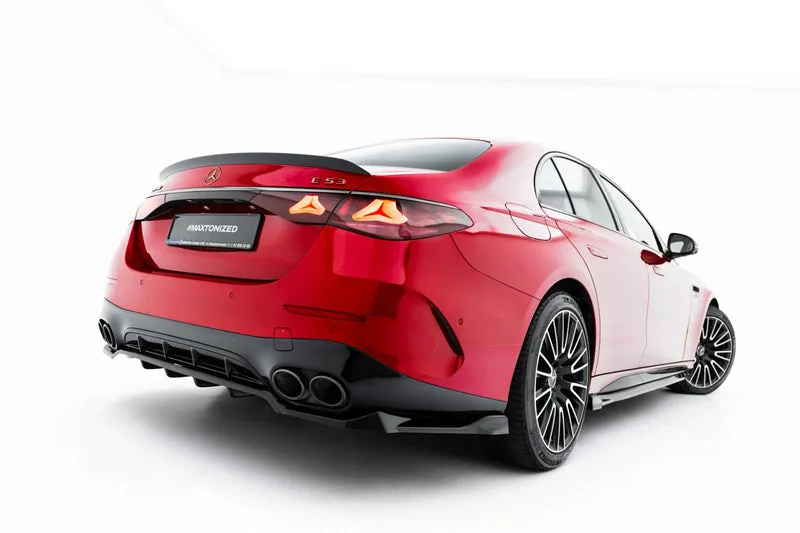Rear splitter with vertical bars — Mercedes-Benz AMG E53 Sedan / Estate W214 (2023–)