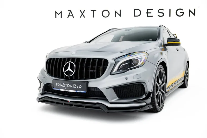 Esisplitter — Mercedes-Benz GLA 45 AMG Off-roader X156 (2014–2017)