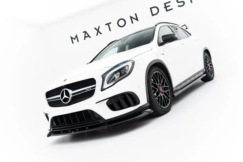Передний сплиттер — Mercedes-Benz GLA 45 AMG X156 Facelift (2017–2020)