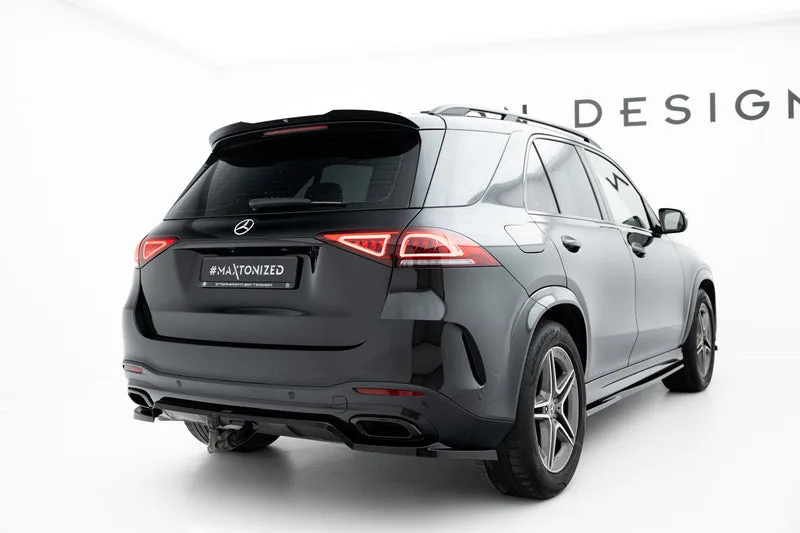Rear splitter with vertical bars — Mercedes-Benz GLE SUV AMG-Line W167 / W167 Facelift (2019–)