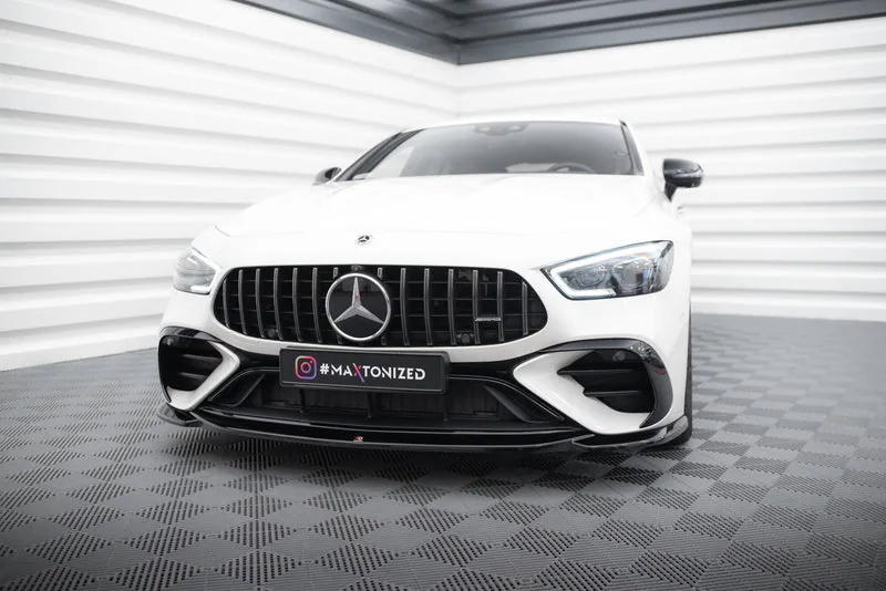 Передний сплиттер V.1 — Mercedes-Benz AMG GT 43 4 Door Coupe V8 Styling Package X290