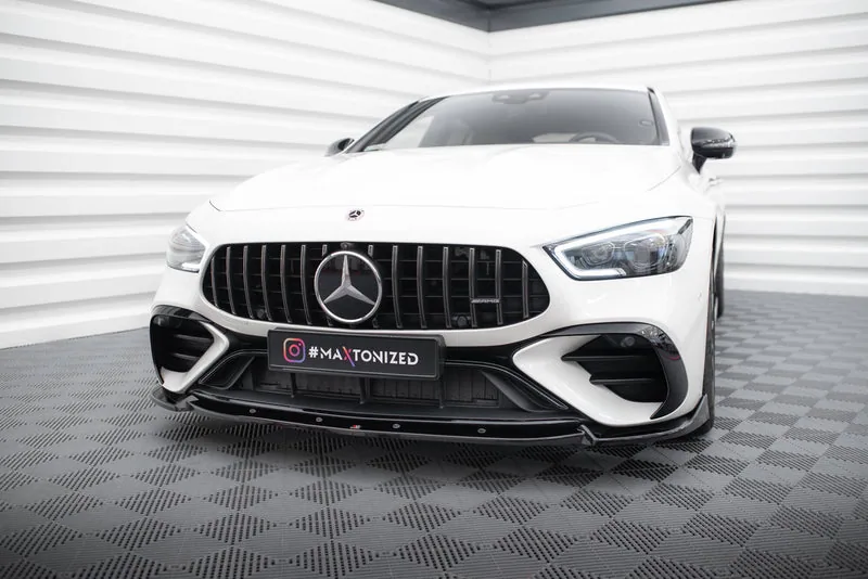Передний сплиттер V.2 — Mercedes-Benz AMG GT 43 4 Door Coupe V8 Styling Package X290