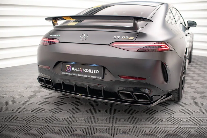 Задний сплиттер с вертикальными рёбрами — Mercedes-Benz AMG GT 63S 4 Door Coupe Aero X290