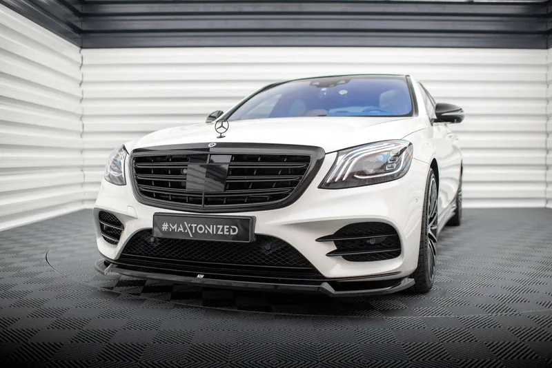 Front splitter V.1 — Mercedes-Benz S AMG-Line W222 Facelift (2013–2020)