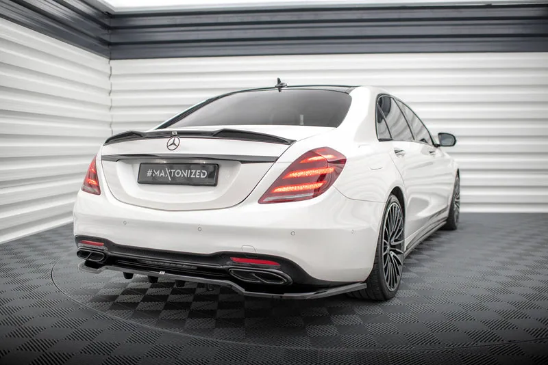 Tagasplitter püsttugedega — Mercedes-Benz S AMG-Line W222 Facelift (2013–2020)