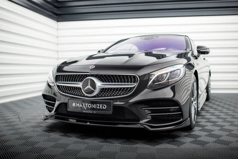 Esisplitter V.1 — Mercedes-Benz S Coupe AMG-Line C217 Facelift (2017–2021)