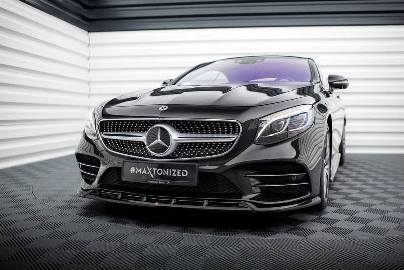 Esisplitter V.2 — Mercedes-Benz S Coupe AMG-Line C217 Facelift (2017–2021)