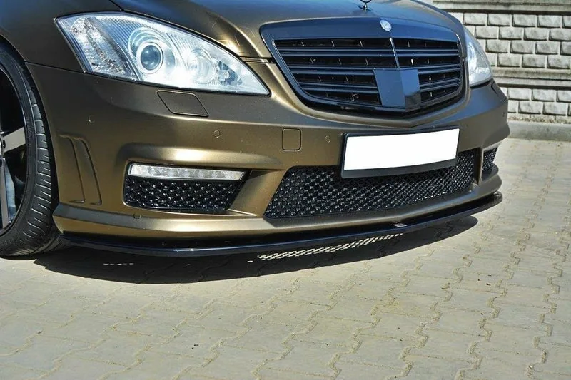 Esisplitter — Mercedes-Benz S-CLASS W221 AMG (2010–2013)