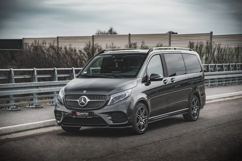 Передний сплиттер V.1 — Mercedes-Benz V-Class AMG-Line W447 (2014–)