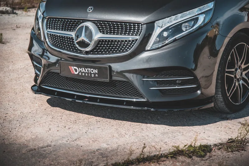 Передний сплиттер V.2 — Mercedes-Benz V-Class AMG-Line W447 (2014–)