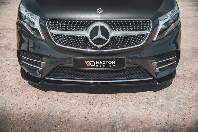 Передний сплиттер V.3 — Mercedes-Benz V-Class AMG-Line W447 (2014–)