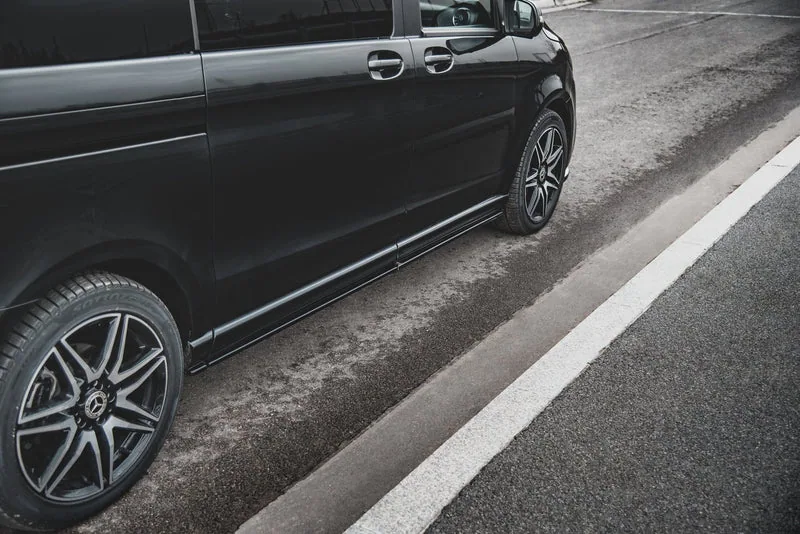 Накладки на пороги V.1 — Mercedes-Benz V-Class Long AMG-Line W447 (2014–)