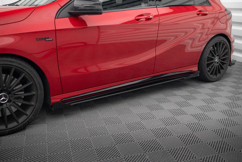 Küljeliistud Street Pro + tiivakesed — Mercedes-Benz A 45 AMG W176 Facelift (2015–2018)