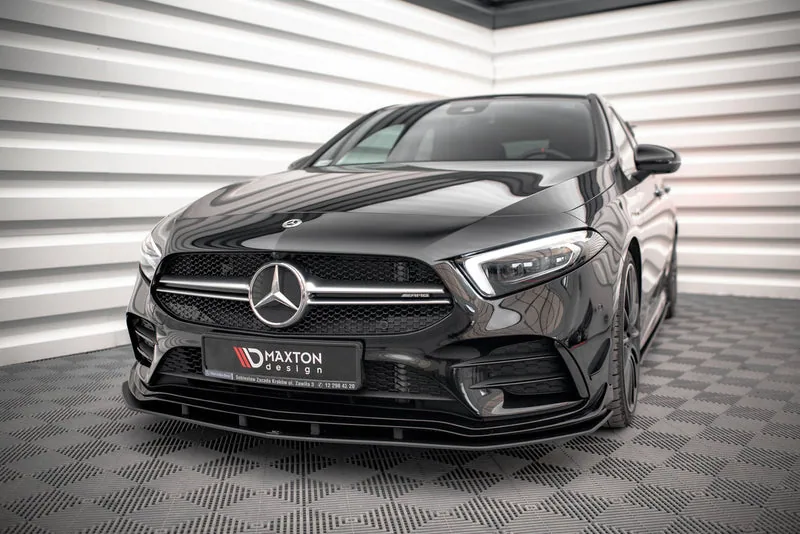 Front splitter Street Pro — Mercedes-Benz A35 AMG / AMG-Line Aero Pack W177 (2018–2023)