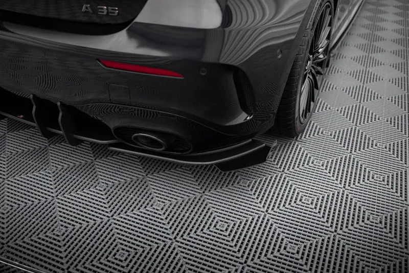 Rear side splitters Street Pro + flaps — Mercedes-Benz AMG A35 Hatchback W177 (2018–)