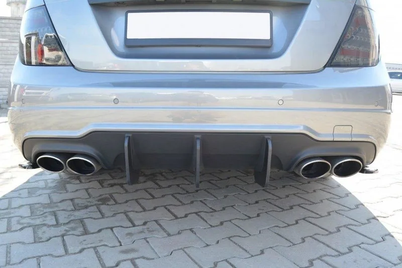 Rear valance V.2 — Mercedes-Benz C W204 AMG-Line (Facelift) (2011–2014)