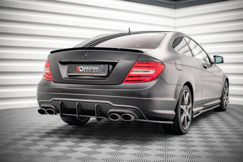 Rear valance Street Pro — Mercedes-Benz C Coupe AMG-Line C204 (2011–2014)