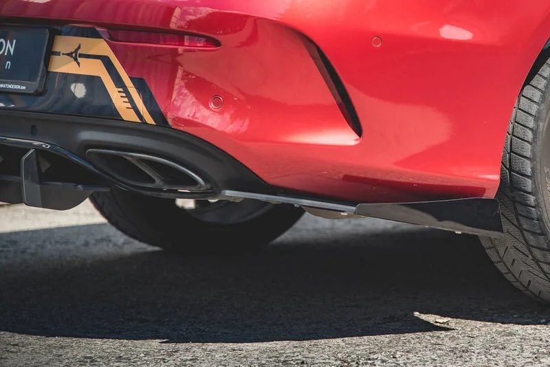 Rear side splitters Street Pro + flaps — Mercedes-Benz AMG C43 Coupe C205 (2014–2018)