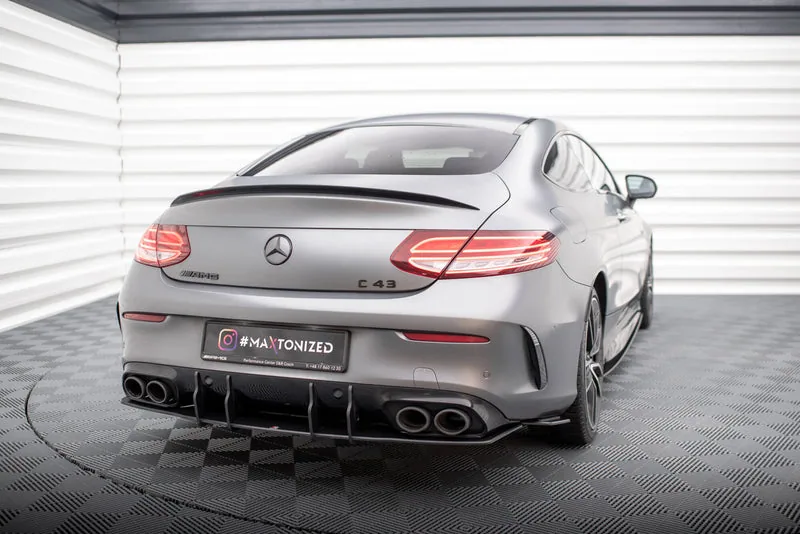 Rear valance Street Pro — Mercedes-Benz AMG C43 Coupe / Cabrio C205 Facelift / A205 Facelift (2018–2021)