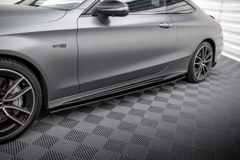 Side skirts Street Pro — Mercedes-Benz AMG C43 Coupe / Cabrio C205 Facelift / A205 Facelift (2018–2021)