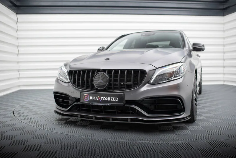 Esisplitter Street Pro — Mercedes-Benz AMG C63 Sedan / Estate W205 Facelift (2018–2021)