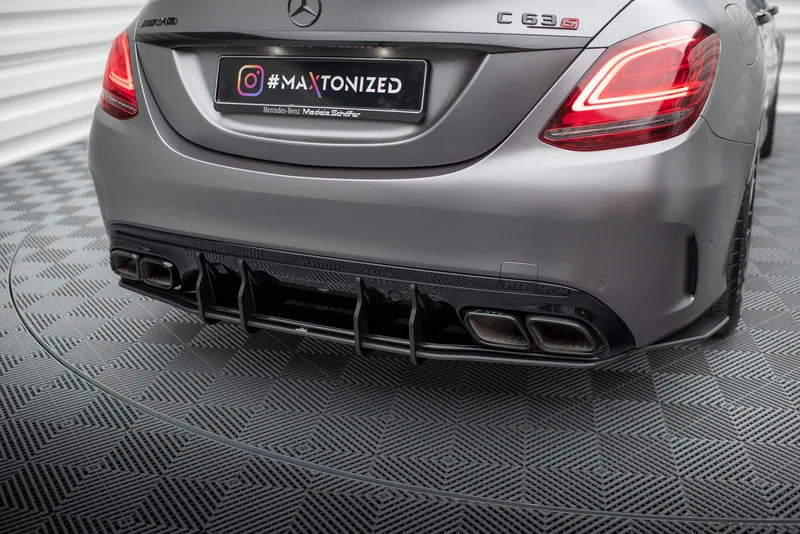 Tagumine difuusor Street Pro — Mercedes-Benz AMG C63 Sedan / Estate W205 Facelift (2018–2021)