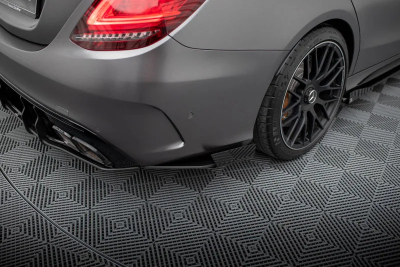 Tagumised küljesplitterid Street Pro + tiivakesed — Mercedes-Benz AMG C63 Sedan / Estate W205 Facelift (2018–2021)