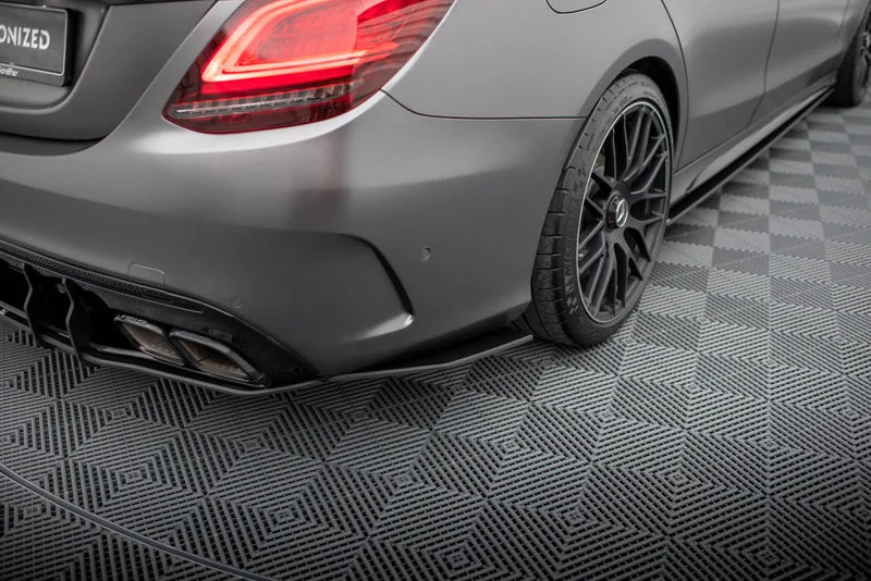 Tagumised küljesplitterid Street Pro — Mercedes-Benz AMG C63 Sedan / Estate W205 Facelift (2018–2021)