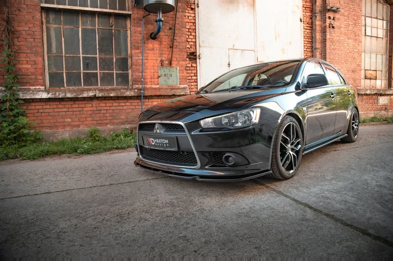 Передний сплиттер — Mitsubishi Lancer Sportback Mk8 (2007–2016)