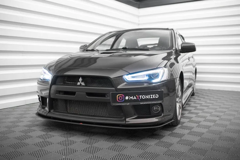 Esisplitter Street Pro — Mitsubishi Lancer EVO X (2007–2015)