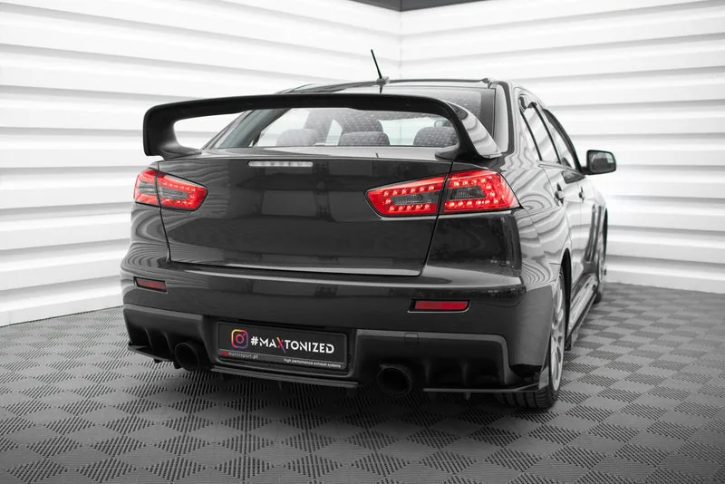 Rear valance Street Pro — Mitsubishi Lancer EVO X (2007–2015)