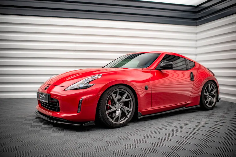 Накладки на пороги V.2 — Nissan 370Z (2009–2012)