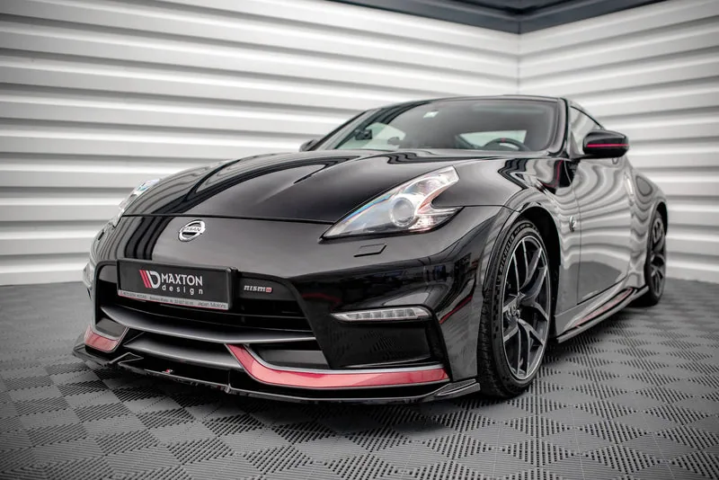 Передний сплиттер V.2 — Nissan 370Z Nismo Facelift