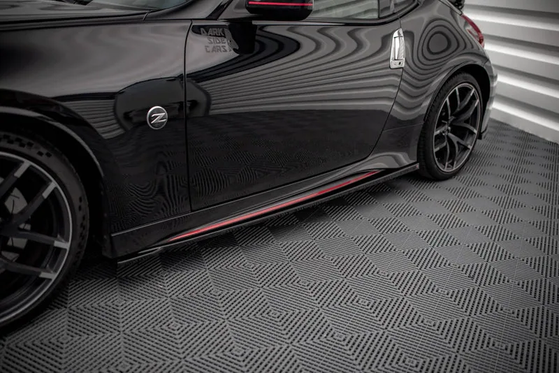 Накладки на пороги V.1 — Nissan 370Z Nismo Facelift