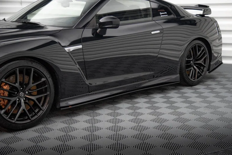 Side skirts Street Pro — Nissan GTR R35 Facelift (2011–2016)