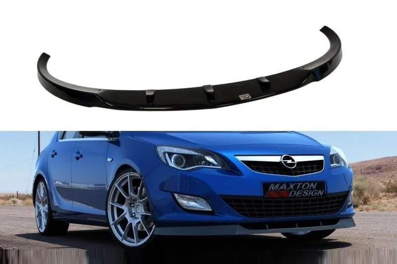 Front splitter — Opel Astra J (pre-Facelift) (2009–2020)
